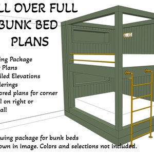 Bunk Bed Plans - Full Over Full