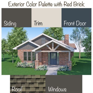 Exterior Paint Colors with Red Brick