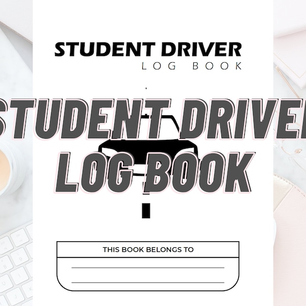 Driving Log Template Student Driver - Etsy