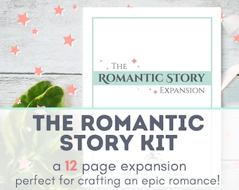 Printable Romance Cheatsheet | Writing Romance Workbook| Writing a Romance Novel Workbook | Digital Workbook