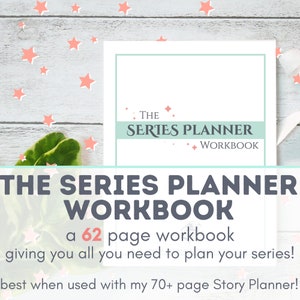 Printable Series Planner Workbook | Writing a Novel | Plan a Series Workbook Guide | Digital Workbook