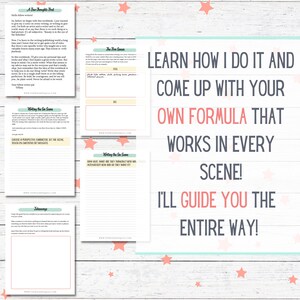 Printable Erotic Sex Scene Workbook Writing Romance Workbook Writing an ...