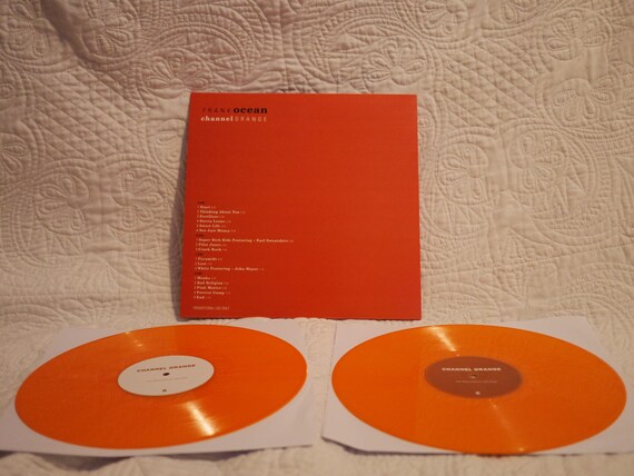 Frank Ocean - Channel Orange 2x LP - ORANGE VINYL - Etsy
