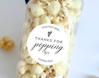 Custom Popcorn Favor Bags | Bridal Shower, Birthday, Event
