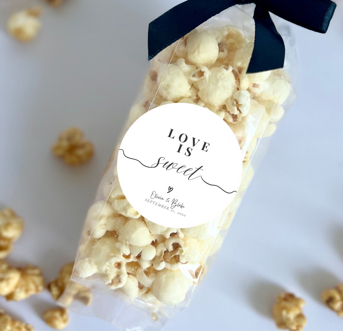 Wedding Popcorn Favors Bridal Shower Favors Party Favors Etsy