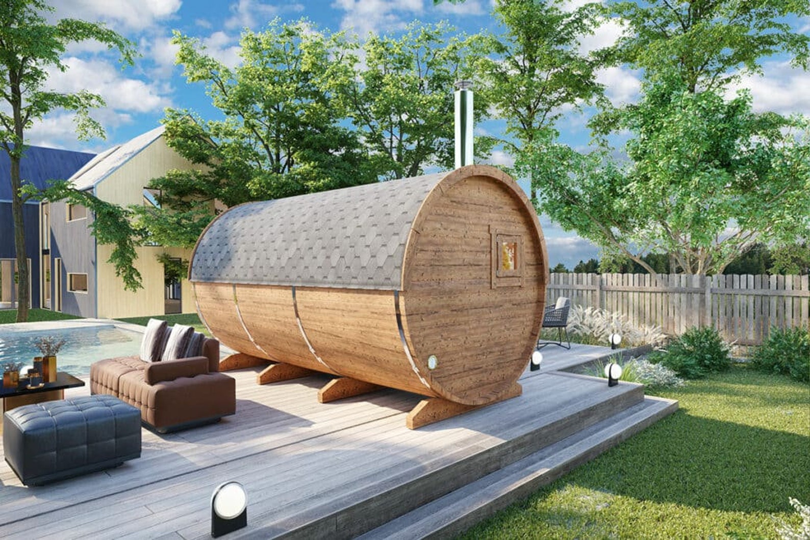 Barrel Sauna DIY Build Guide - Build Your Own Sauna of Any Size - Etsy