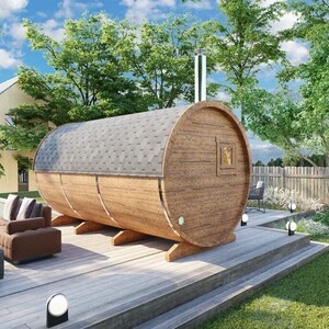 Barrel Sauna DIY Build Guide - Build Your Own Sauna of Any Size - Etsy