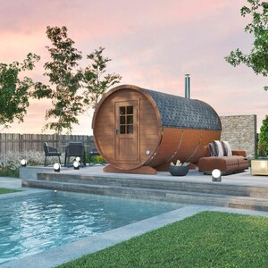 Barrel Sauna DIY Build Guide - Build Your Own Sauna of Any Size - Etsy