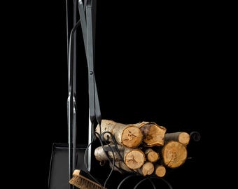 Handmade Decorative Fireplace Tool Set - Medieval Style Tool Set, Great for Living Room and a Christmas Gift