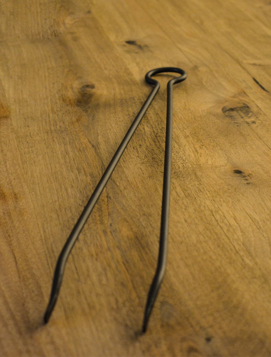 Hand Long Tongs 35 Cm 14'' Grabber, Grill Tool, Campfire Tool