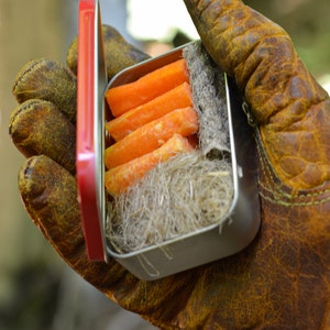 Great Gift For Bushcrafters Altoids Filled With Fire Starters - Survival, Outdoors, Firebuilding, Bushcraft, Prepper,