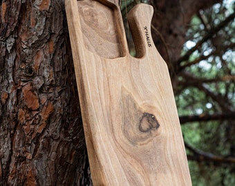 Handmade Walnut Cutting Board with Ingredient Spot- Camping, Bushcraft, Gift, Kitchen, Organic, Wood Bowl, Wood Board,