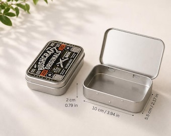 Ammo Box Tin Can – Rugged and Reliable Storage, Organiser, Bushcraft, Prepper, Survivalist, Camping, EDC, Suplly