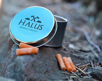 Tändar, Fire Starter & Holder Plugs 40+ Piece. Bushcraft, Campfire, Firebuilding, Ferro, Survival, Prepper, Gear, Tools,