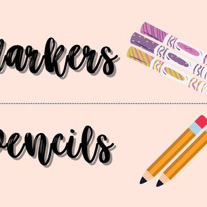 Classroom Labels