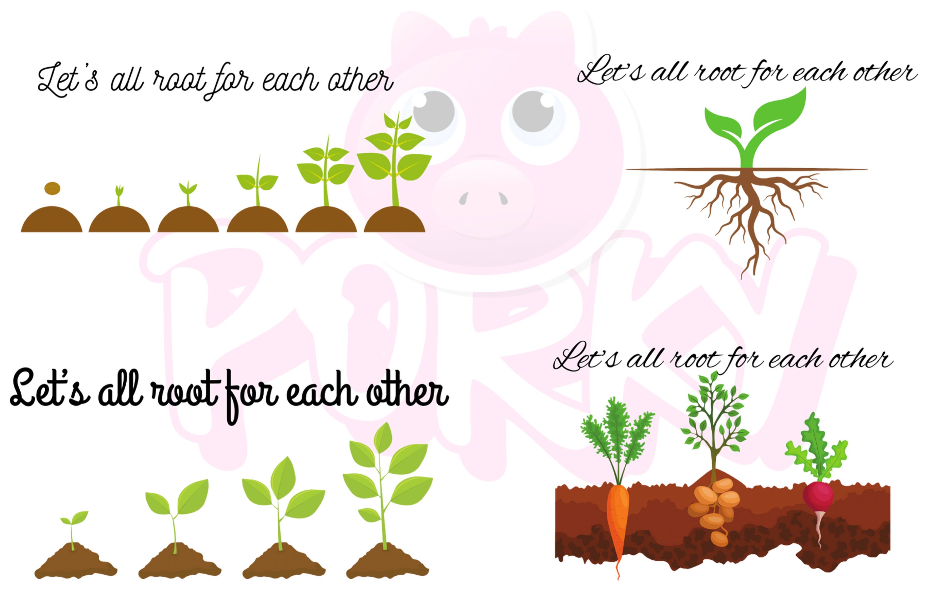 Root For Others Lets Root for Each Other Png/ Digital Download/ 4 Downloads - Etsy