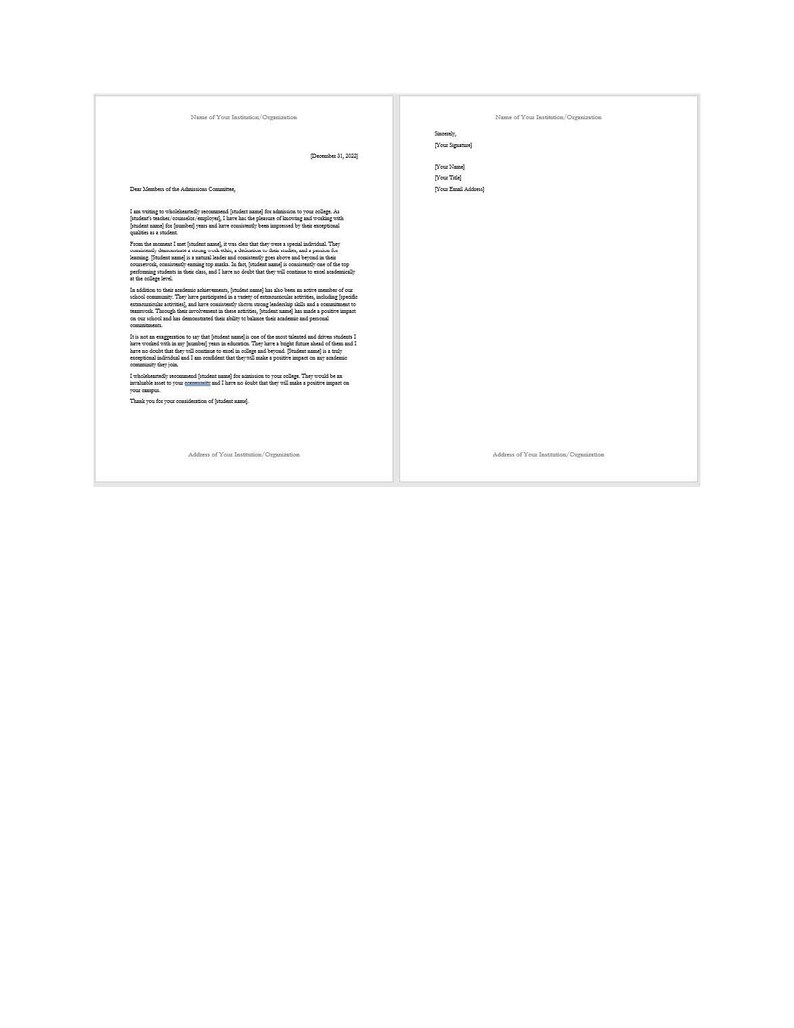 Lettre de pour un élève du secondaire qui fait Etsy France