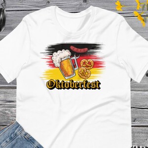 Oktoberfest Shirt, Funny Oktoberfest, Drinking Shirts, Beer Festival, Flag Germany Unisex t-shirtUnisex t-shirt