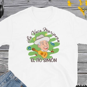 La Vaca Mariposa, El Tio Simon, Simon Diaz, I Love Venezuela, Fiesta Llanera Venezolana, Musica llanera Lover Short-Sleeve Unisex T-Shirt