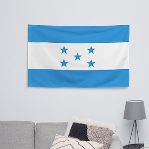 Honduras Flag, Honduras National Country Banner Flag, Honduras Latin / Latino Flag, Bandera Hondurena, Honduras Flag High Quality Materials