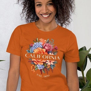 California State, California Floral Shirt, California City Shirt, California Home Shirt, California State Shirt, Travel Shirt, State Shirt