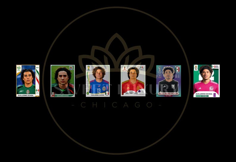 Memo Ochoa World Cup Poster Template Deluxe XL | Memo Ochoa Editable Canva| 6 World Cups Legend | Mexico Soccer Art| Ochoa Futbol mexicano image 6