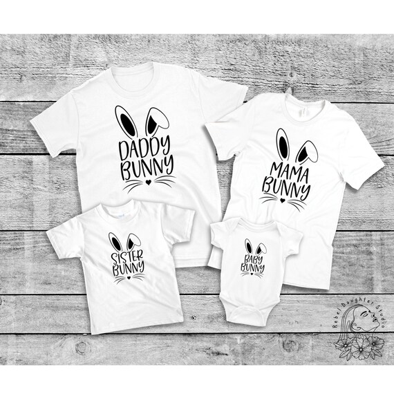 Mommy Bunny Shirt - Mama Bunny Daddy Bunny Baby Bunny Easter Mommy Bunny Shirt - Mama Bunny Daddy Bunny Baby Bunny Easter
