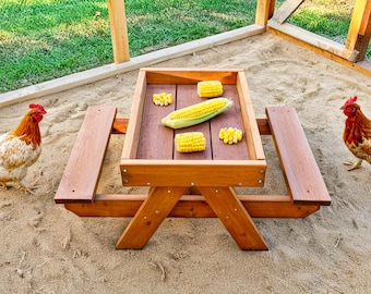 Chicken Chicknic Table Plans: DIY Squirrel Feeder (PDF Digital Download)