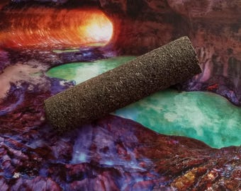 Smoke Stack Log | NEW | Volcanic Ash + White Sage | Energetic Renewal | Primal Energy | Smudge Stick