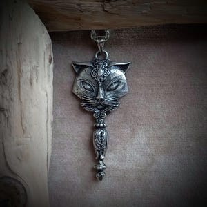 Katzenspiegel | Mirror Magick | German WitchCraft | Protection Charm | Spirit Vessel | Metaphysical Jewelry