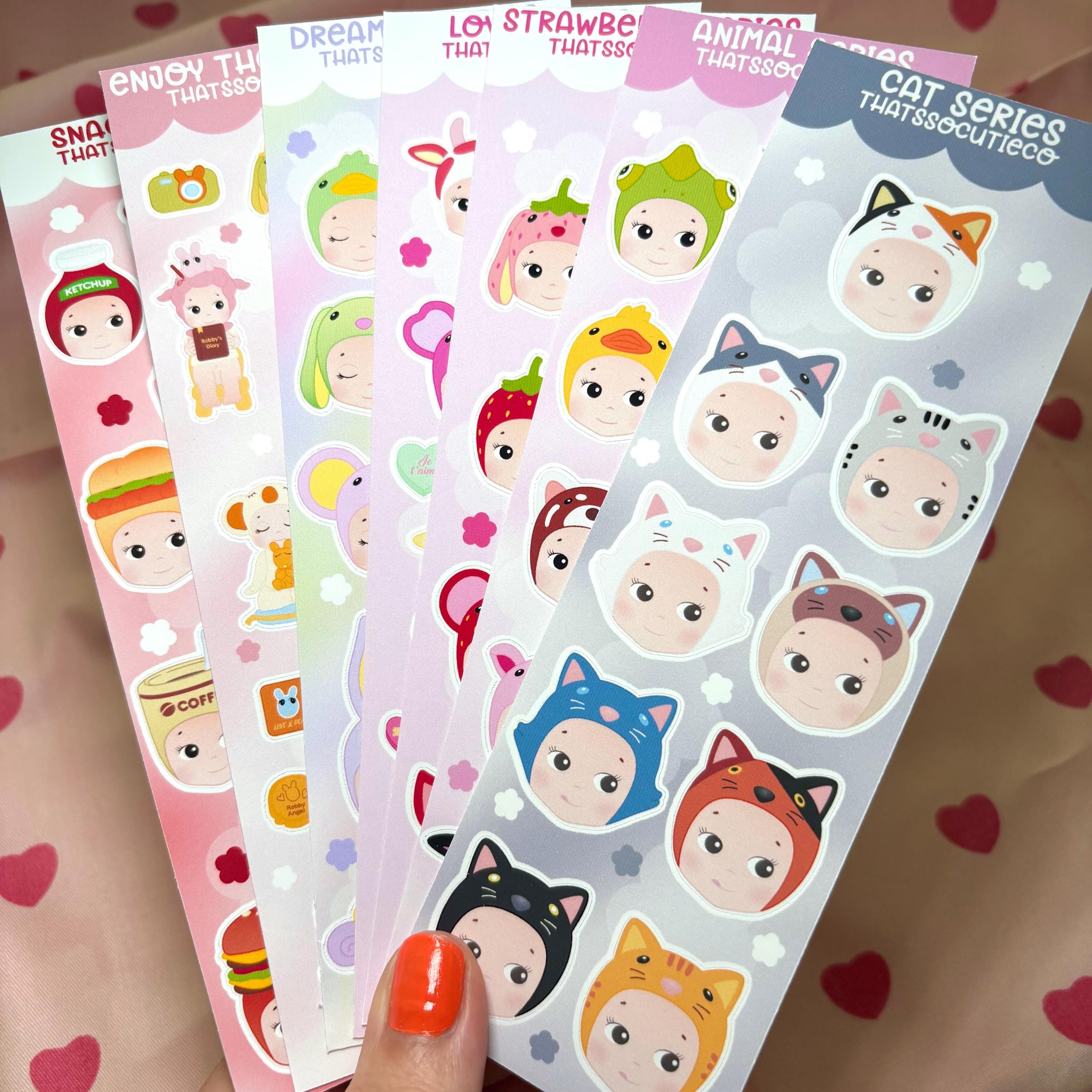 Sonny Angel Mini Sticker Sheet | Trendy Planner Journal Stickers - Etsy