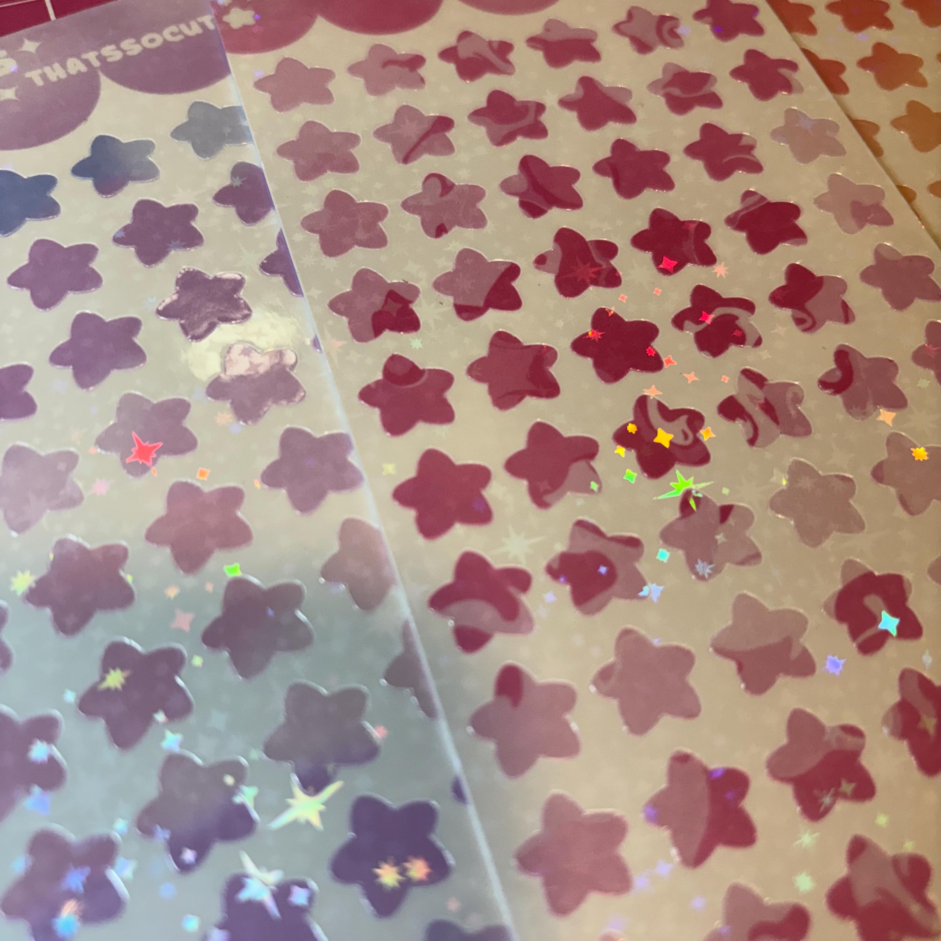 Deco Star Stickers | Planner & Junk Journal Stickers - Etsy
