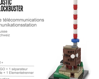 LEG0 Chasseral - Swiss Architecture - Construction Set - Telecommunications Station