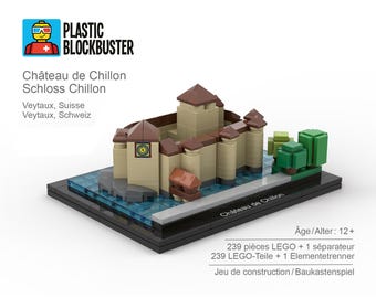 Medieval Swiss Castle in LEGO® - Swiss Architecture - Construction Set