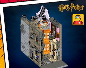 LEG0 Modular - HARRY P0TTER Diagon Alley for your Modular City - PDF Instructions
