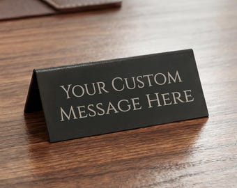 Custom Desk Plaque - Personalized Office Sign - Funny Office Decor Gift