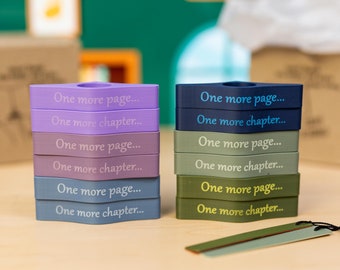 One More Page Thumb Book Holder Set: Book Club Gifts, Made in USA