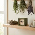 Custom Engraved Desk Clock, Silent Cube Nightstand Clock, 3" Cube - MADE IN USA