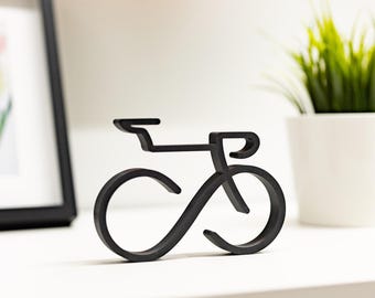 Bike Sculpture - Cycling Decor - Personalized Bike Gift for Cyclists | Made in USA