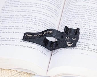 Cat Book Page Holder – Book Accessory for One-Handed Reading - Unique Gifts Made in USA