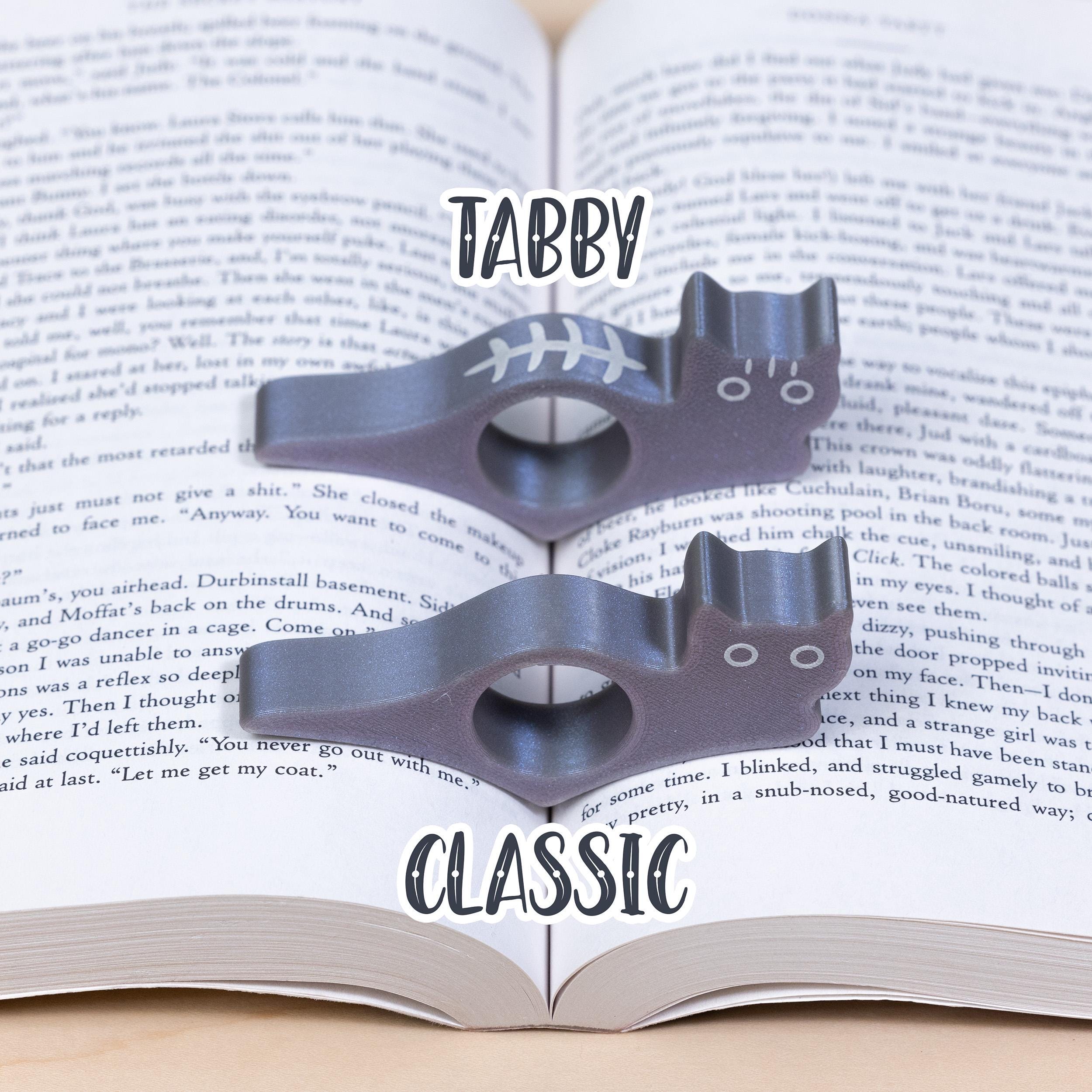 Cat Thumb Book Page Holder, Black Cat, Gift For Bookworms, BookTok Book Club Gifts, Book Accessory - MADE IN USA