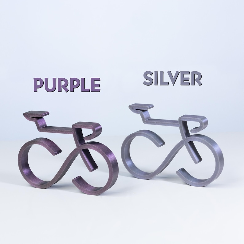 minimalist desk bike sculpture infinity bike decor cycling themed gift modern bike decoration black bike sculpture cyclist desk accessory bike infinity design unique bike decor bicycle desk art cyclist gift idea