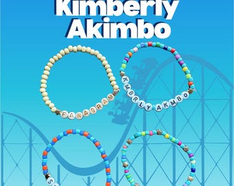 Kimberly Akimbo Friendship Bracelet Set - Broadway - Theatre/Theater -  Jewelry - Fanagram - Skater Planet - Make a Wish - Good Kid - Now