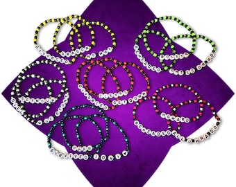 Six Friendship Bracelets - Broadway - Theatre/Theater -  Jewelry - Ex-Wives - No Way - Musical - All You Wanna Do - Divorced - Beheaded