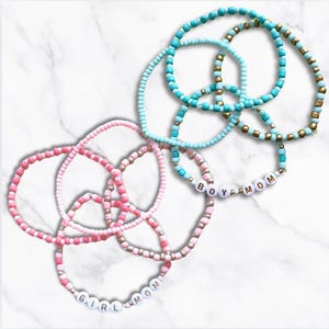 DEARBAG Braccialetti da 20 Pezzi per Rivelare Il Genere Braccialetti in