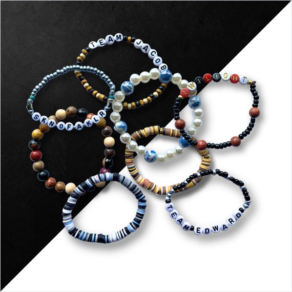 Twilight Friendship Bracelets - Team Edward - Team Jacob - Jewelry 