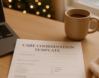 Care Coordination Template | Case Management Printable (PDF)