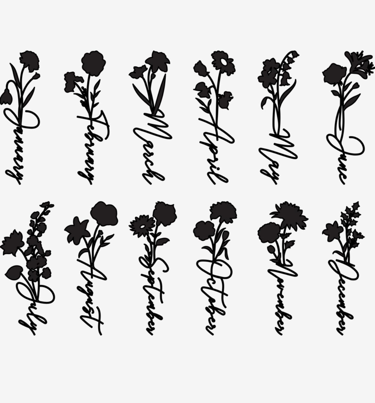 Birth month flower lighted wine bottle, birthday flower, mom gift, sister gift, Christmas gift, decorated wine bottle - Thumbnail 5