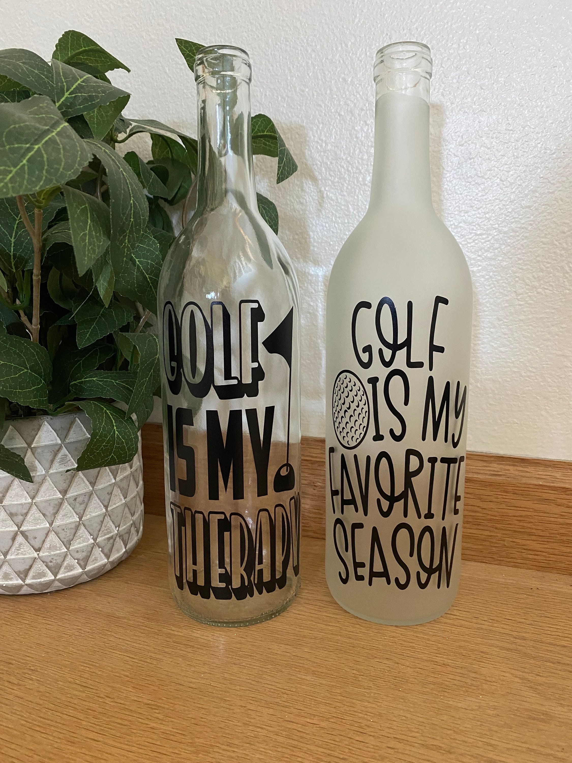 Light up wine Bottle Decor;frosted,clear,blue,green, black;Decorative wine bottles;housewarming gift;home decor;birthday gift;wedding gift - Thumbnail 7