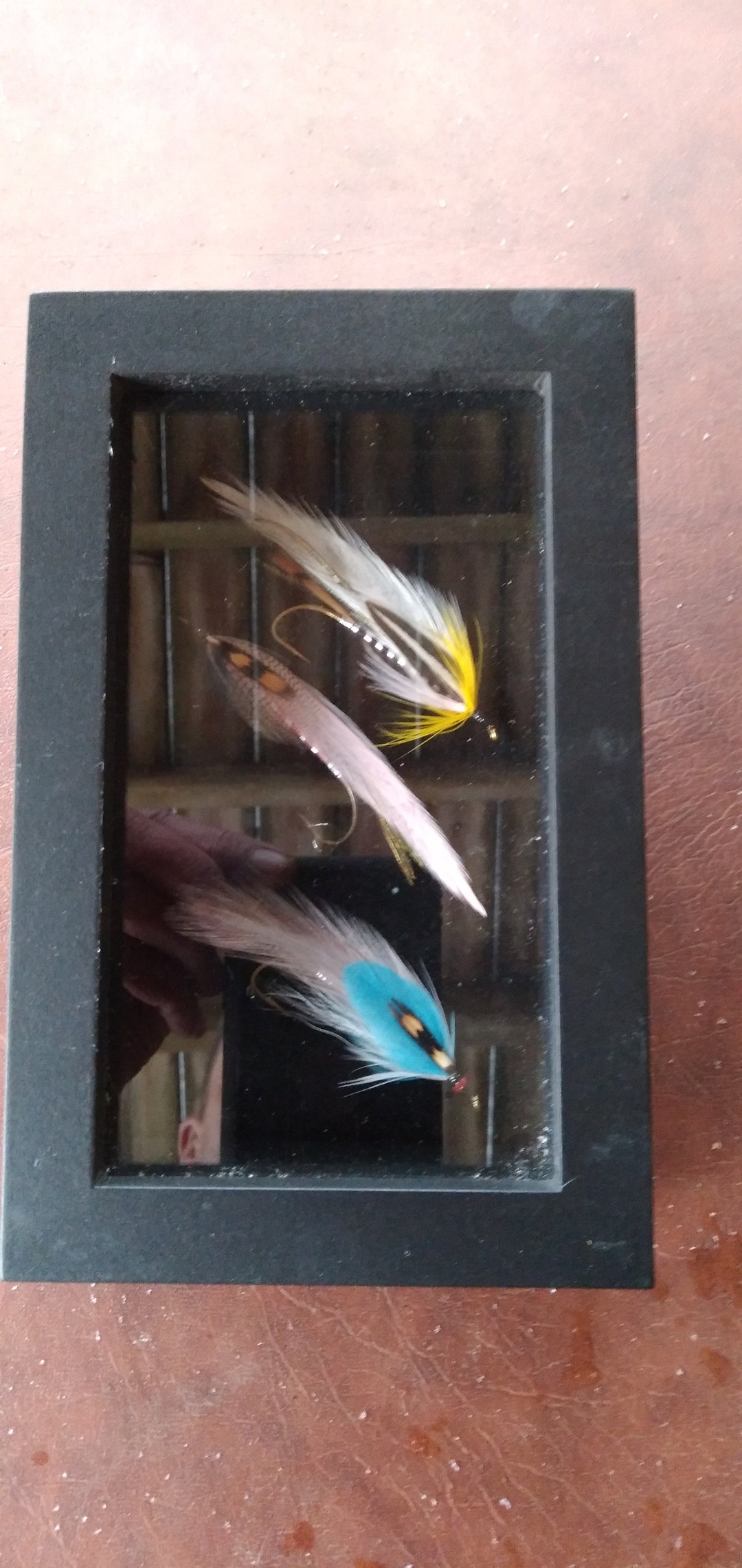 Carrie Stevens Streamers in Shadow Box..... Reduced Price - Etsy